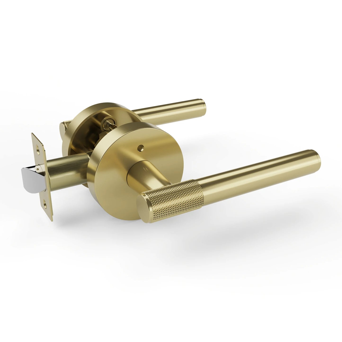 Viladepot Privacy Door Lever Knurled Round Base Interior Lock