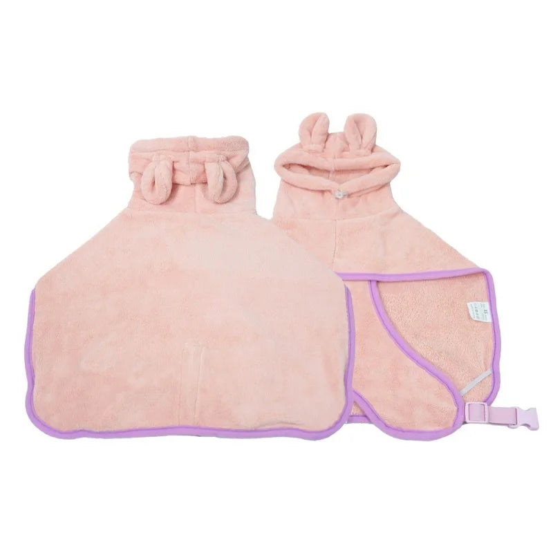 NONECN Dog Bathrobe Super Absorbent Quick Dry Pet Towel