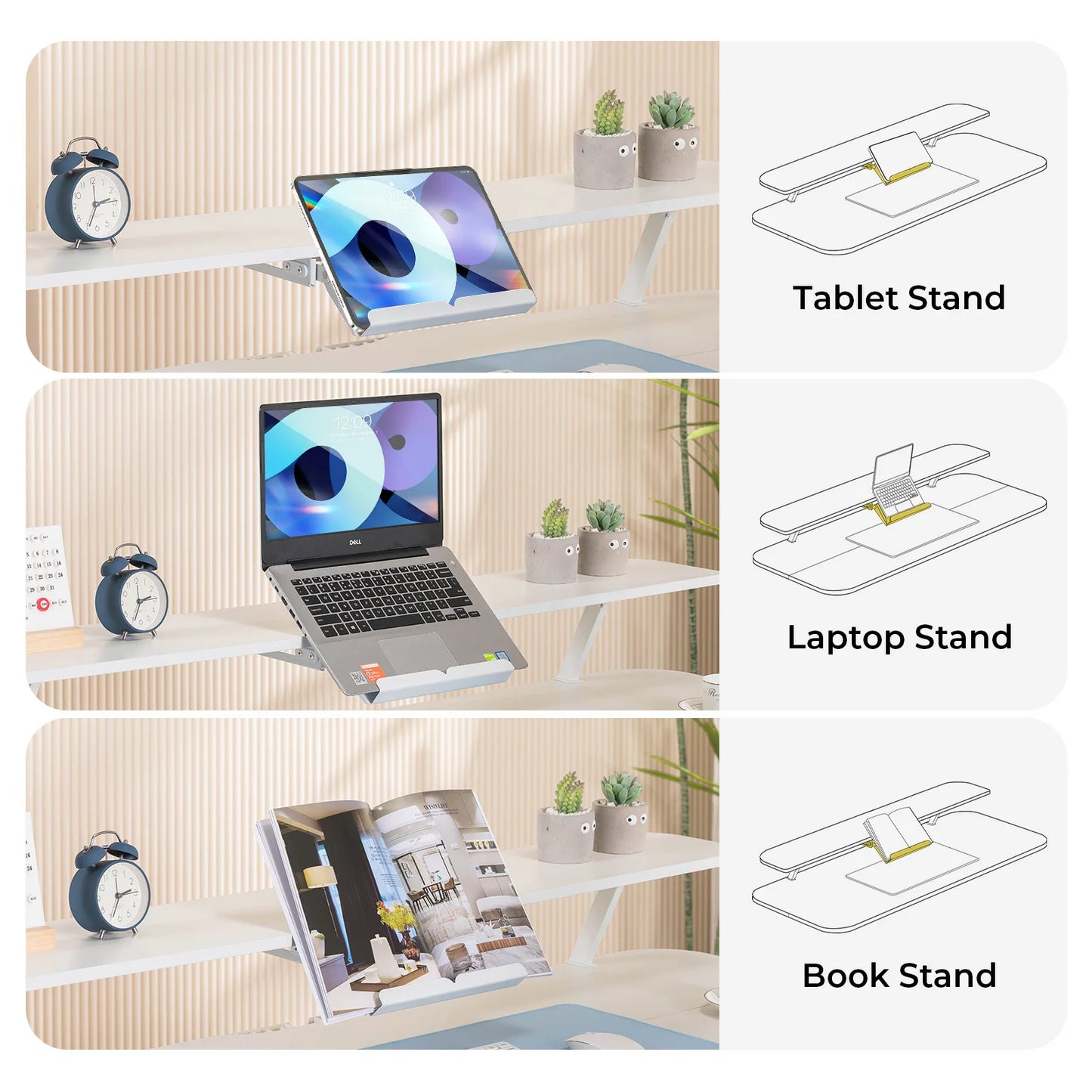 Electric Standing Desk With Drawers Height Adjustable Ergonomic Home Office