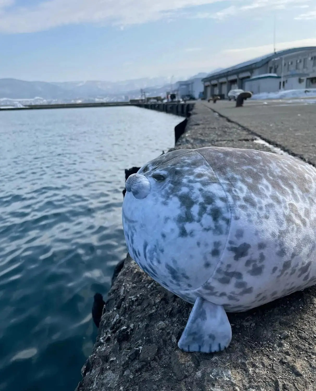 Seal Plush Pillow Soft Stuffed Animal Toy for Kids