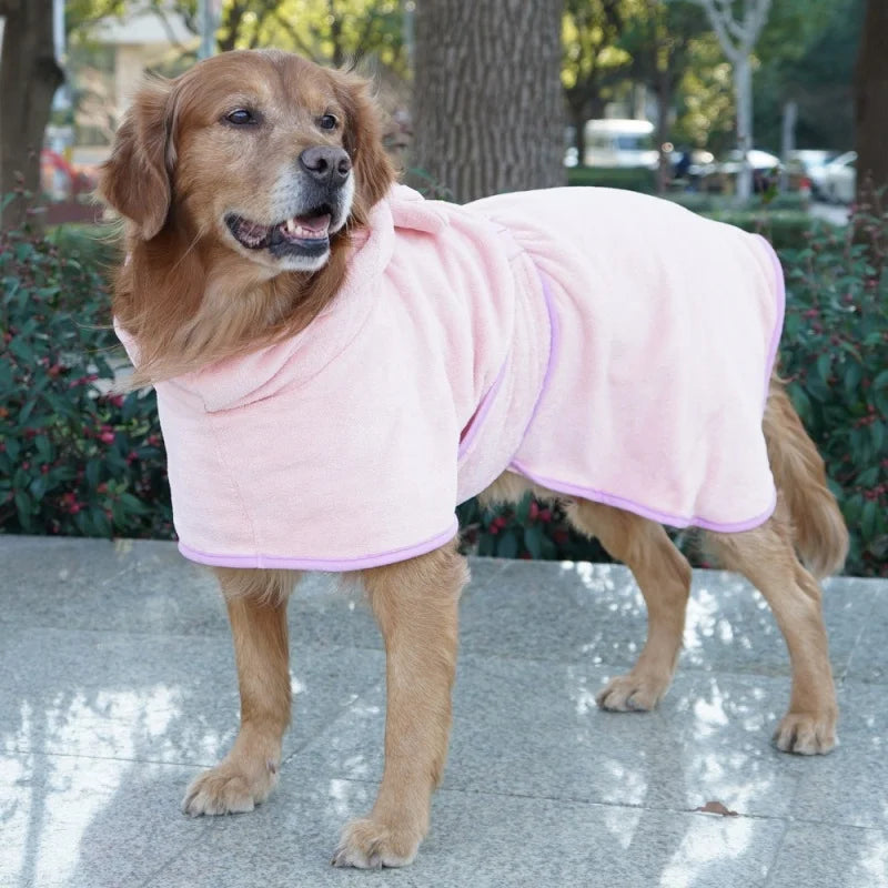 NONECN Dog Bathrobe Super Absorbent Quick Dry Pet Towel