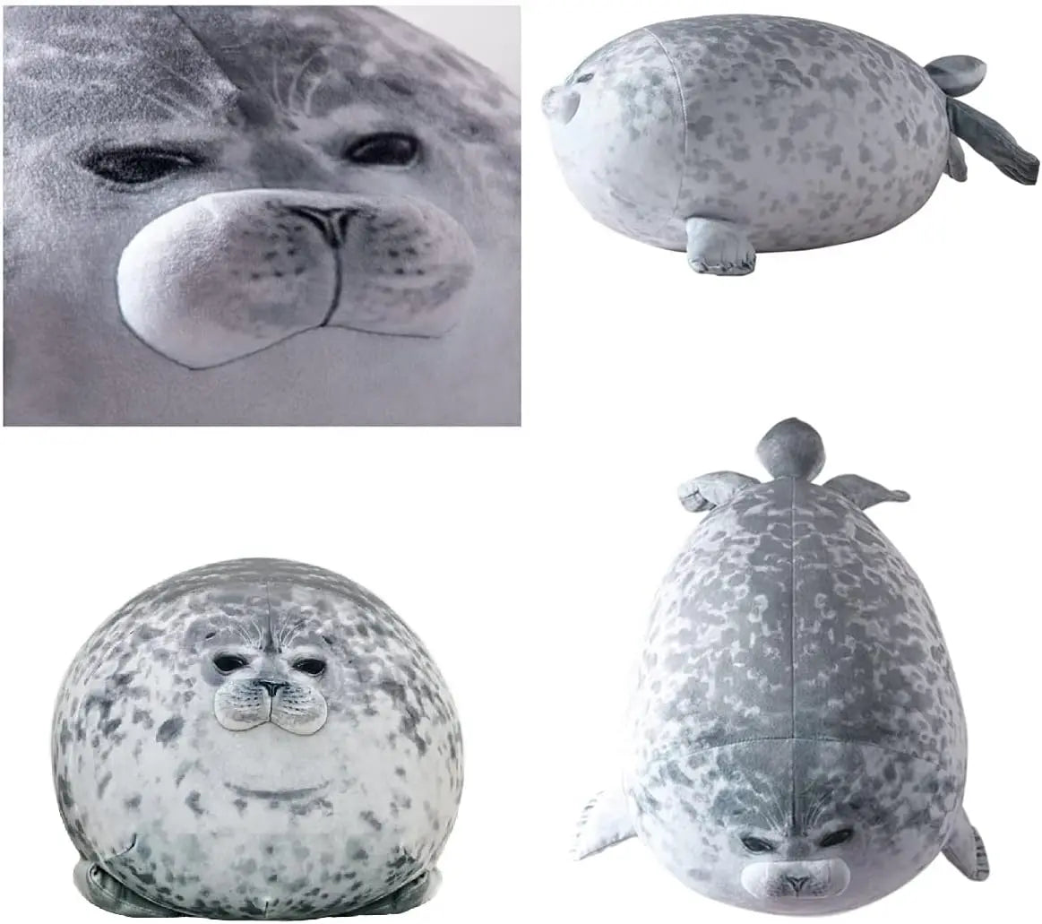 Seal Plush Pillow Soft Stuffed Animal Toy for Kids