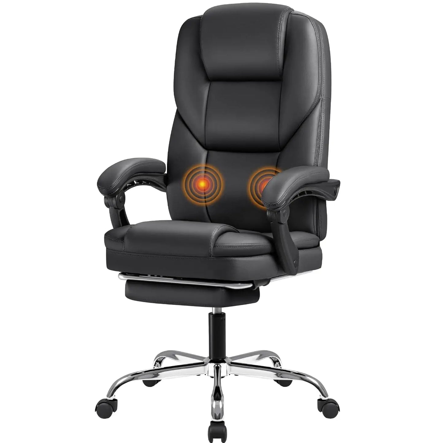 Executive Office Chair With Foot Rest Ergonomic Home Office Desk