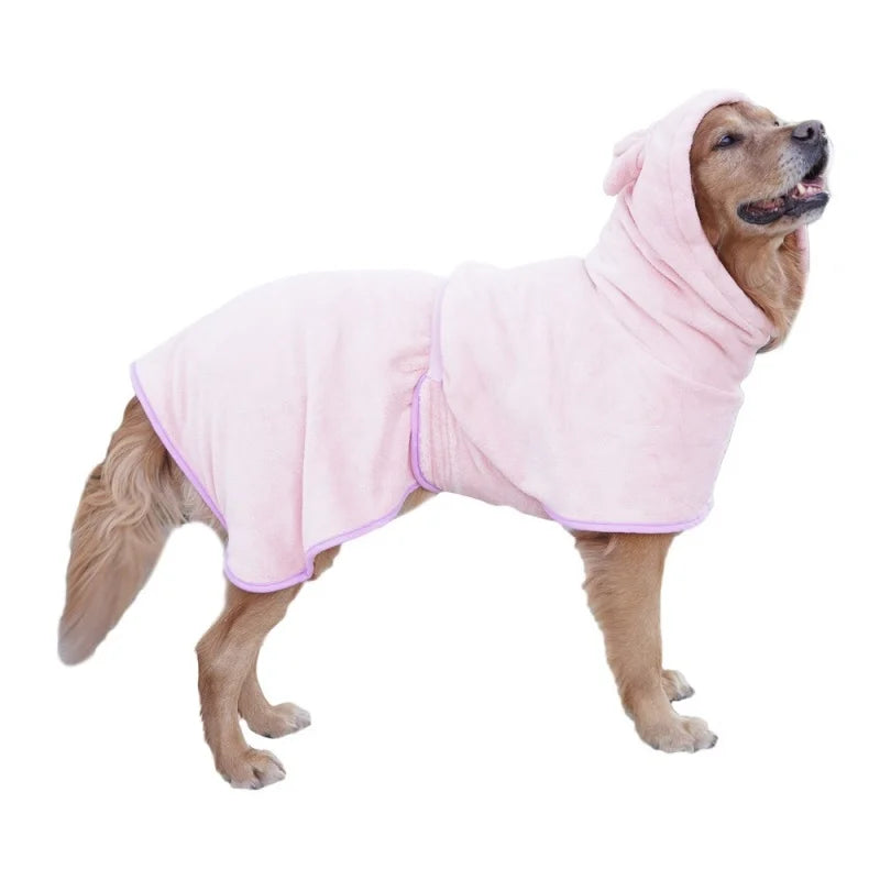 NONECN Dog Bathrobe Super Absorbent Quick Dry Pet Towel