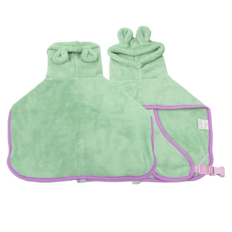 NONECN Dog Bathrobe Super Absorbent Quick Dry Pet Towel