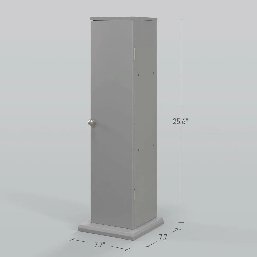 Corner Toilet Paper Cabinet With Shelves And Doors