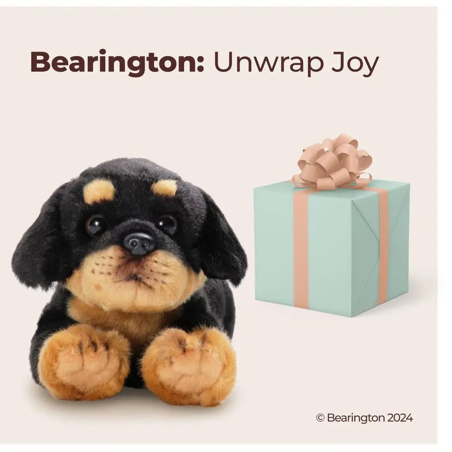 Rottweiler Stuffed Animal Plush Toy UltraSoft Fur Huggable